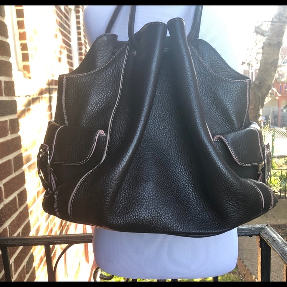 Cole Haan Handbags - Cole Haan Brown Pebble Leather Handbag